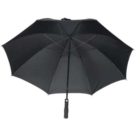 Golf Umbrella - Fibre Glass Black Open